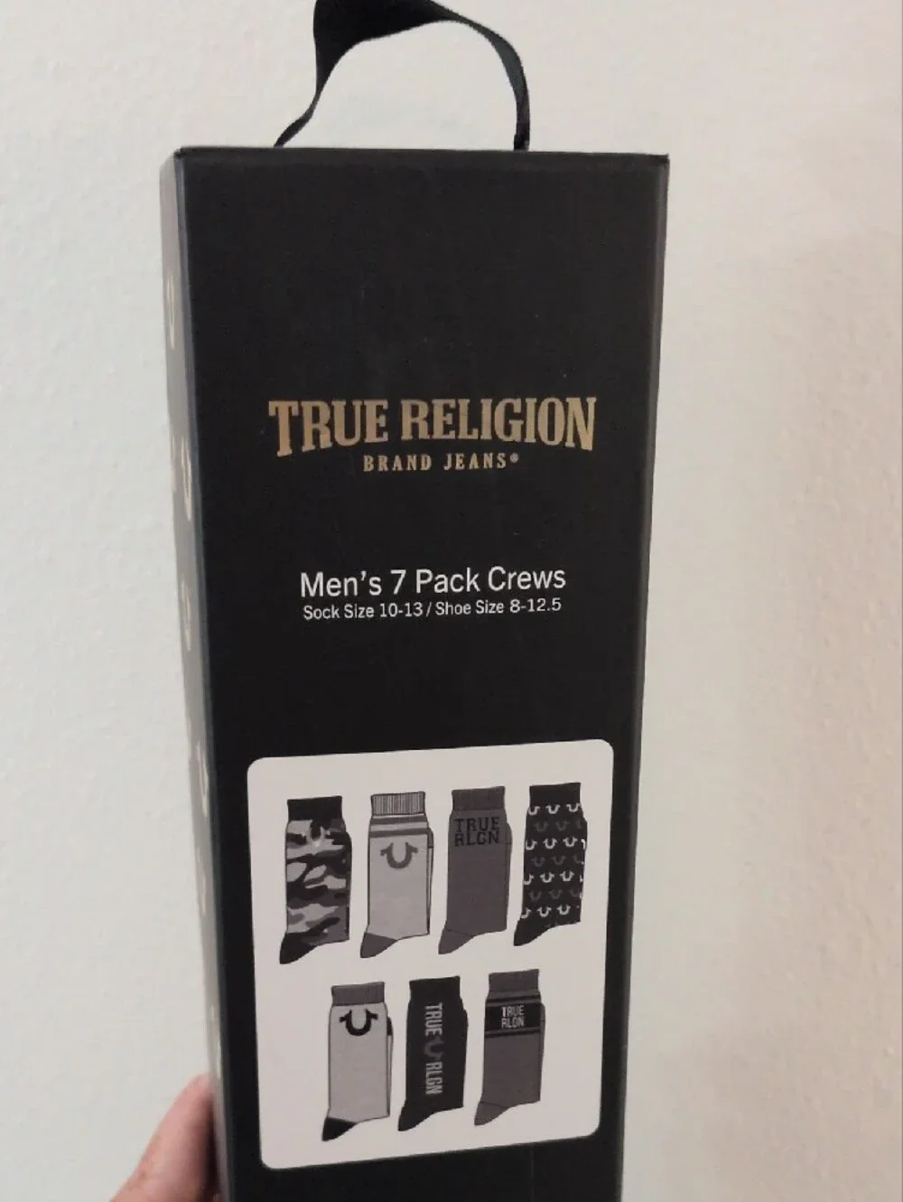 NEW Men 7 Pk True Religion Sock Gift Set